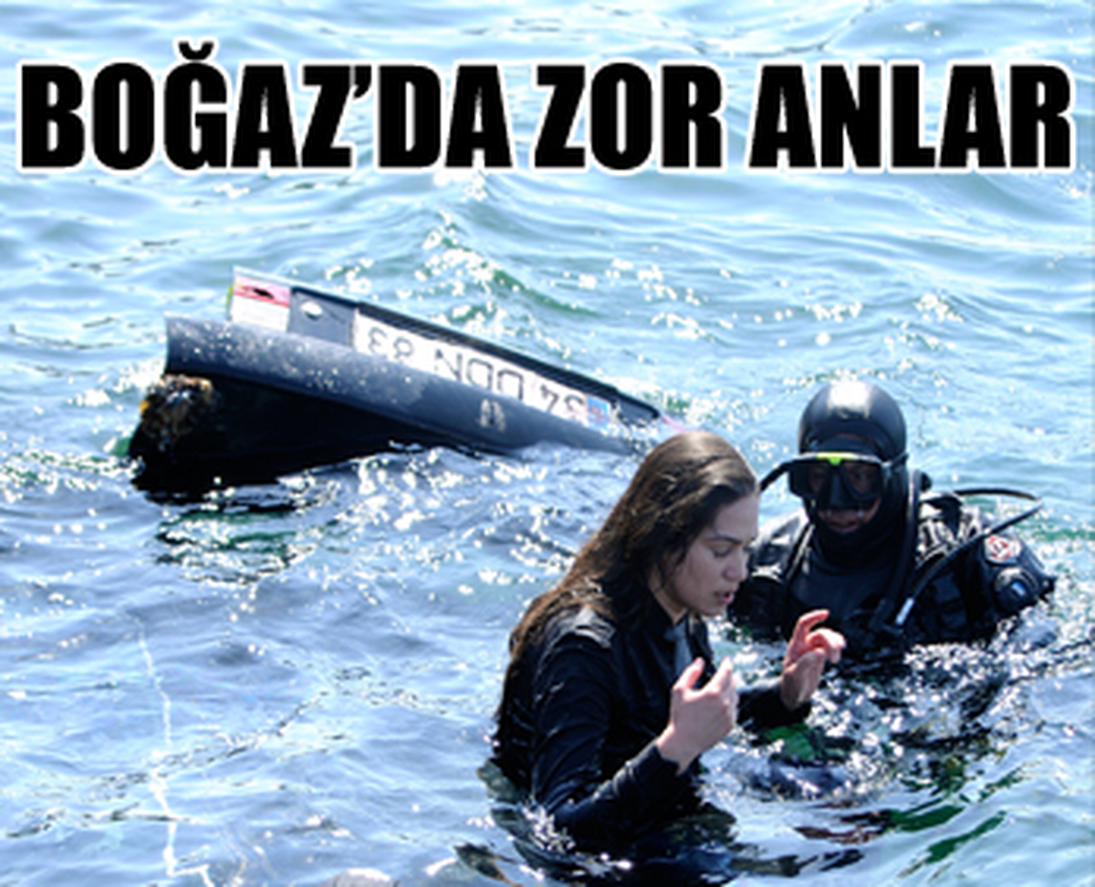 Eylül ve Ali'nin Otomobil'i Denize Uçtu