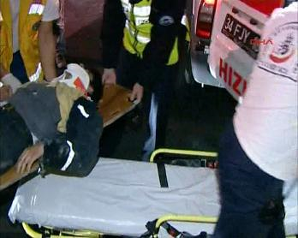 E-5 'Te Çalışma Yapan İşçiye Otomobil Çaptı