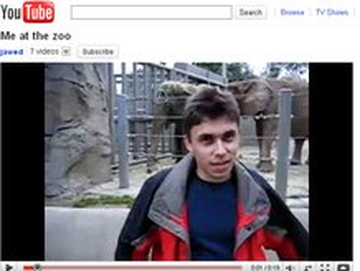 Youtube'un İlk Videosu Burada...