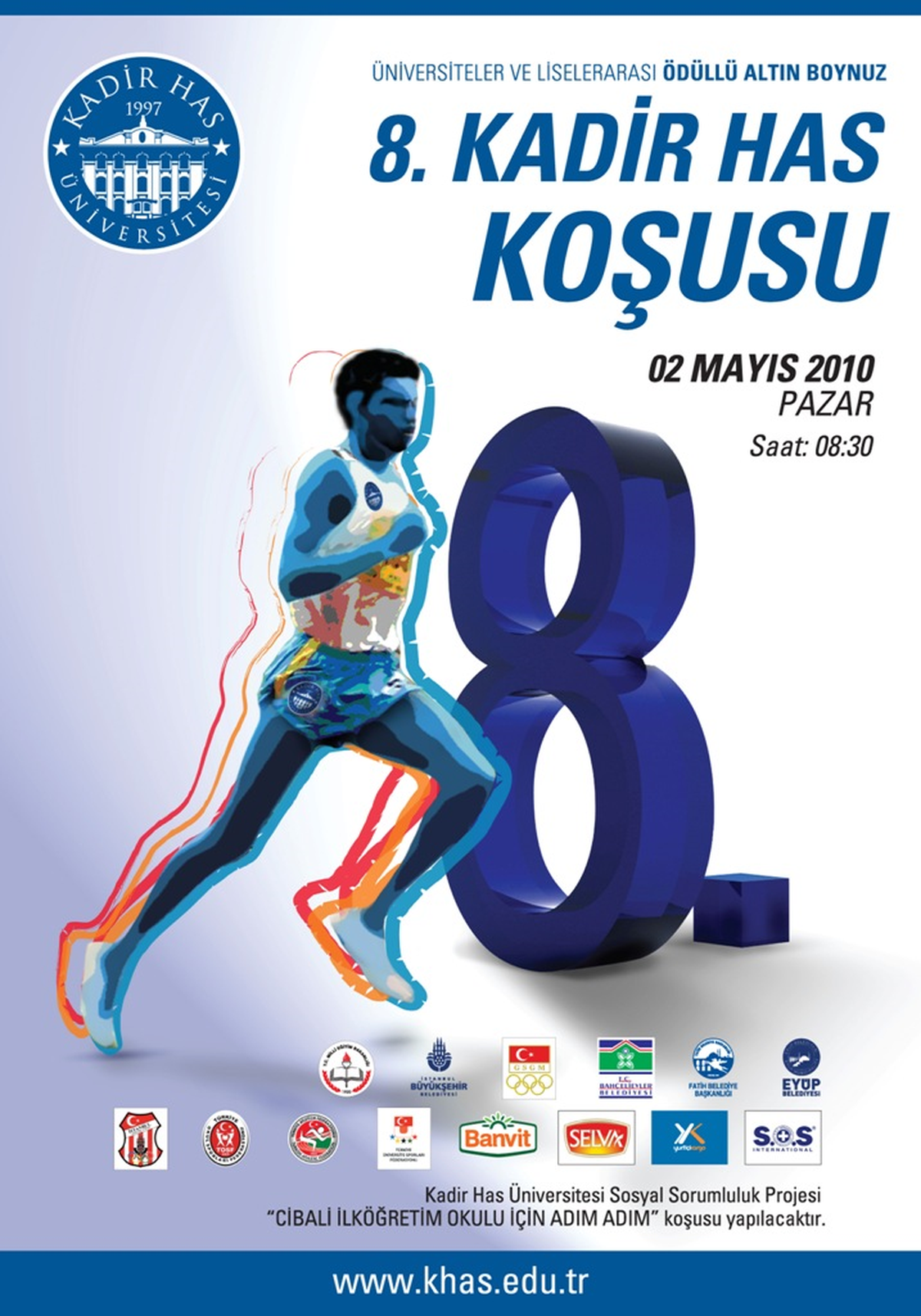 Kadir Has Üniversitesi 8. Altınboynuz Yol Koşusu