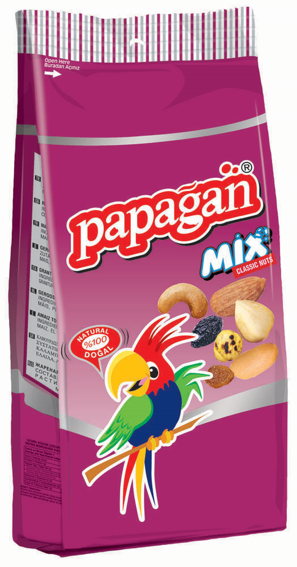 Bir paket sağlık Papağan Mix Classic