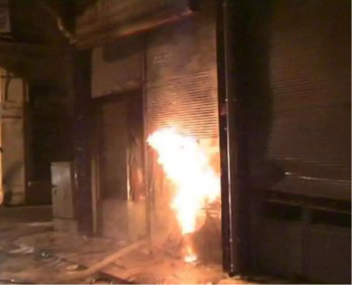 Çorlu\'da Kortutan Yangın