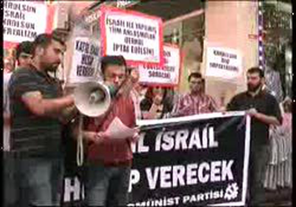 Samsun´Da İsrail Protesto Edildi