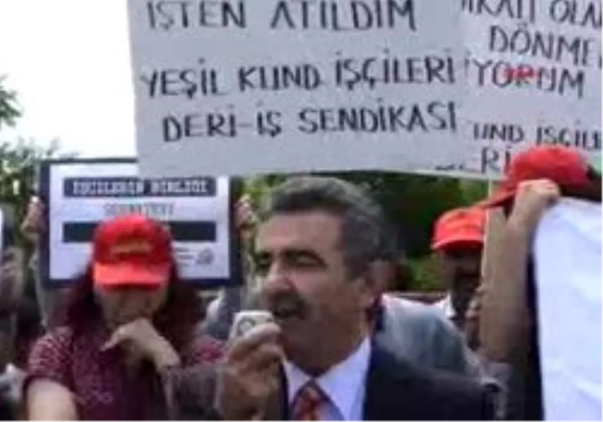 Çorlu - İşten Çıkartılan İşçilere Destek