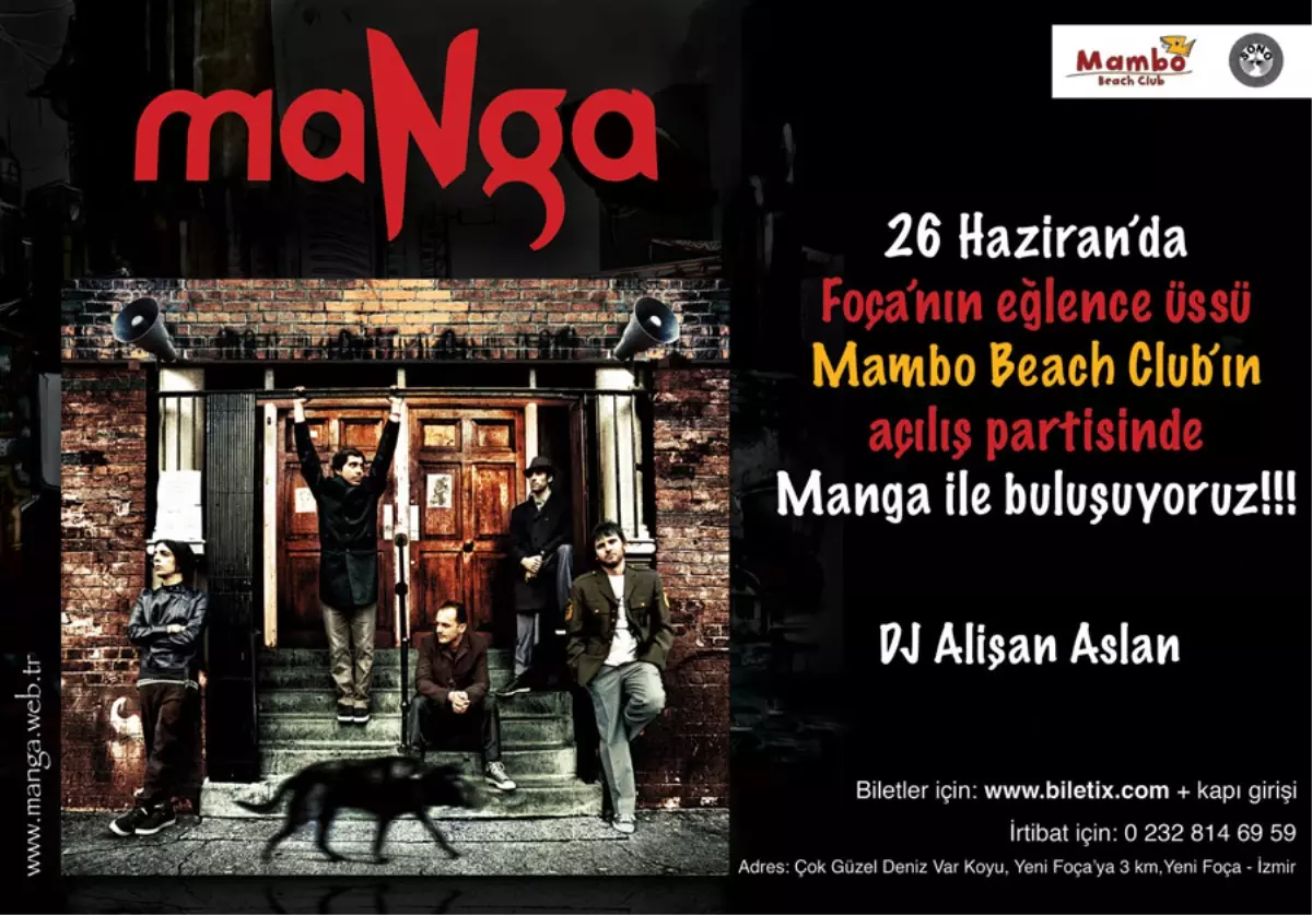 Mambo Beach ClubTanıtım ve Manga Konser
