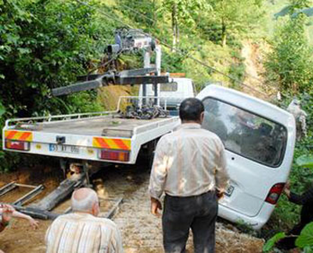 Rize'de Bir Garip Kaza!