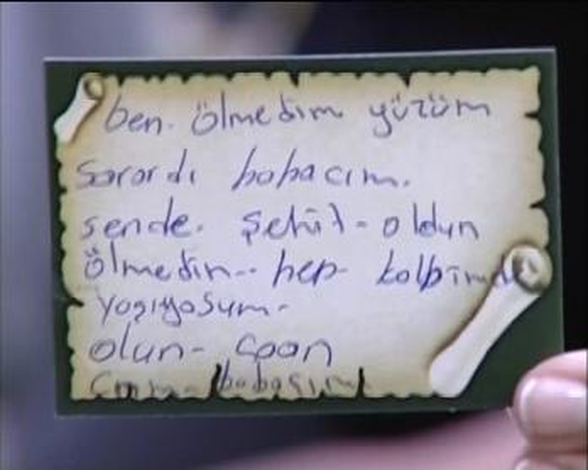 Çağan\'dan Şehit Babasına Duygulandıran Mesaj