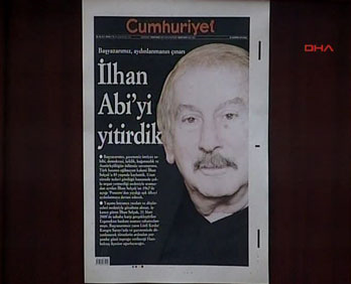 Cumhuriyet Gazetesi Başyazarını Uğurluyor