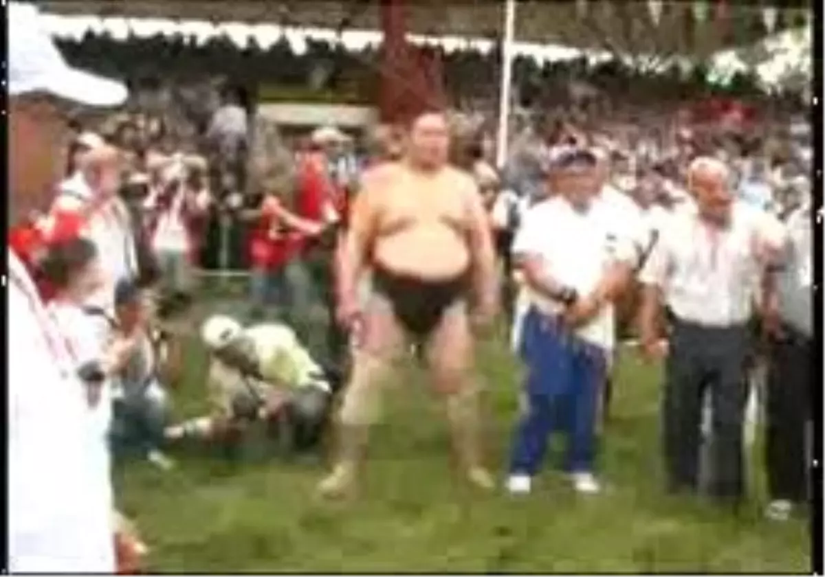 Edirne - Taşçı İle Sumo Güreşçisi Er Meydanında Kapıştı