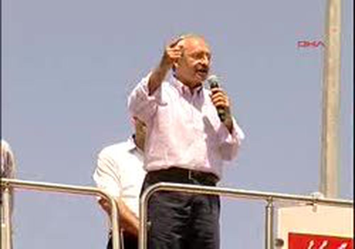 Kemer - Kılıçdaroğlu: ´´Vali Akp´Ye Hizmet Edecekse, Arabasına Akp Bayrağı Taksın´´