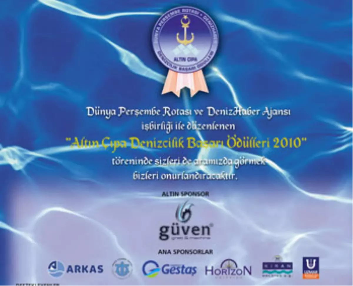 Dünya Denizcileri Altın Çıpa\'da Buluşuyor