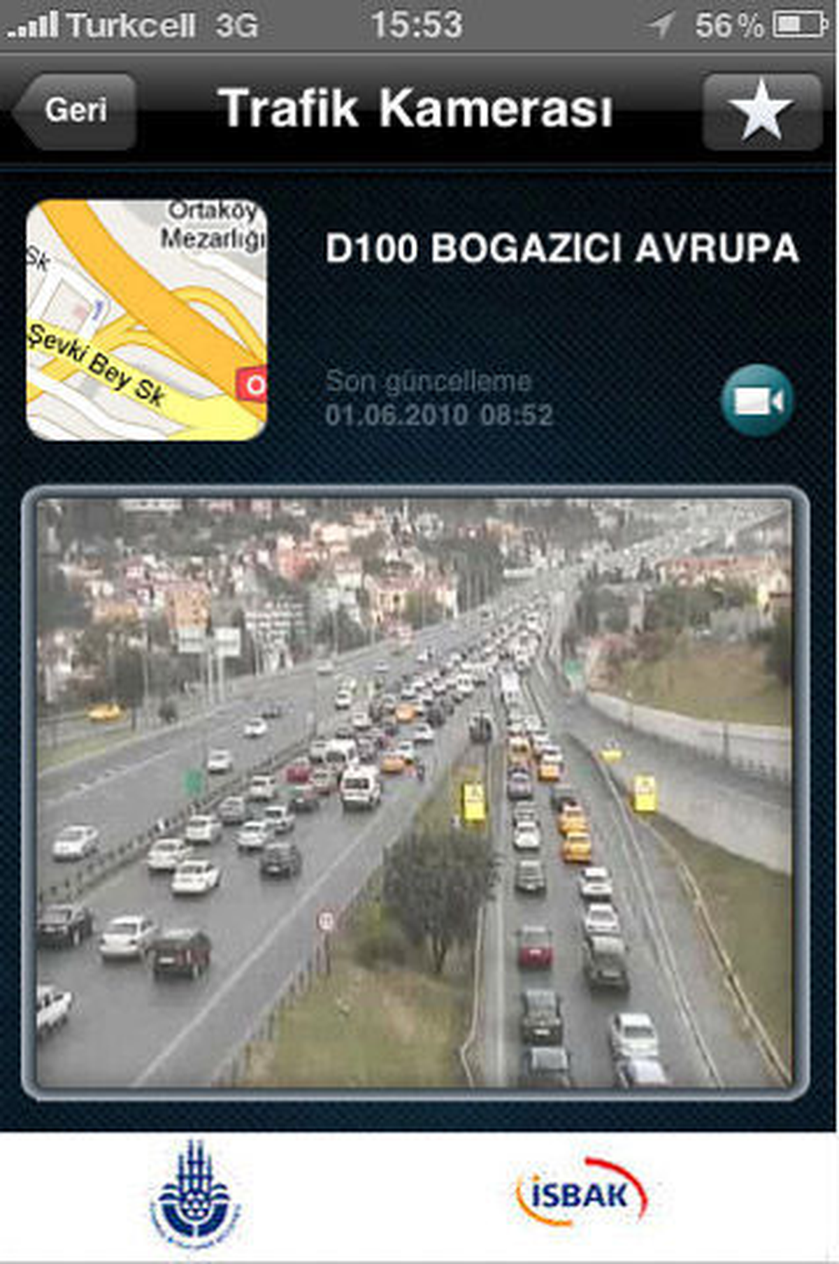 İbb Trafik İphone Uygulaması Yenilendi