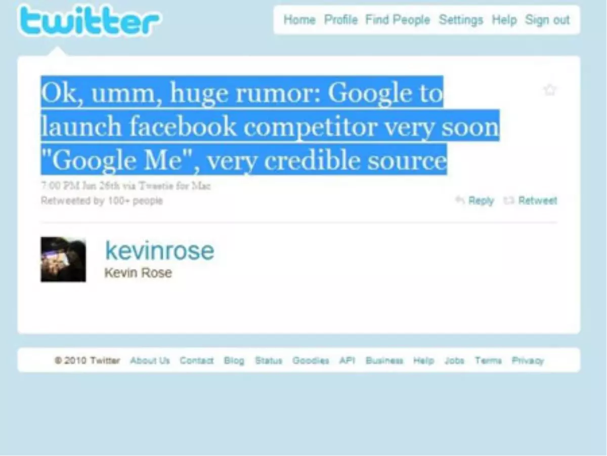 Google Me\'de Yeni İddialar