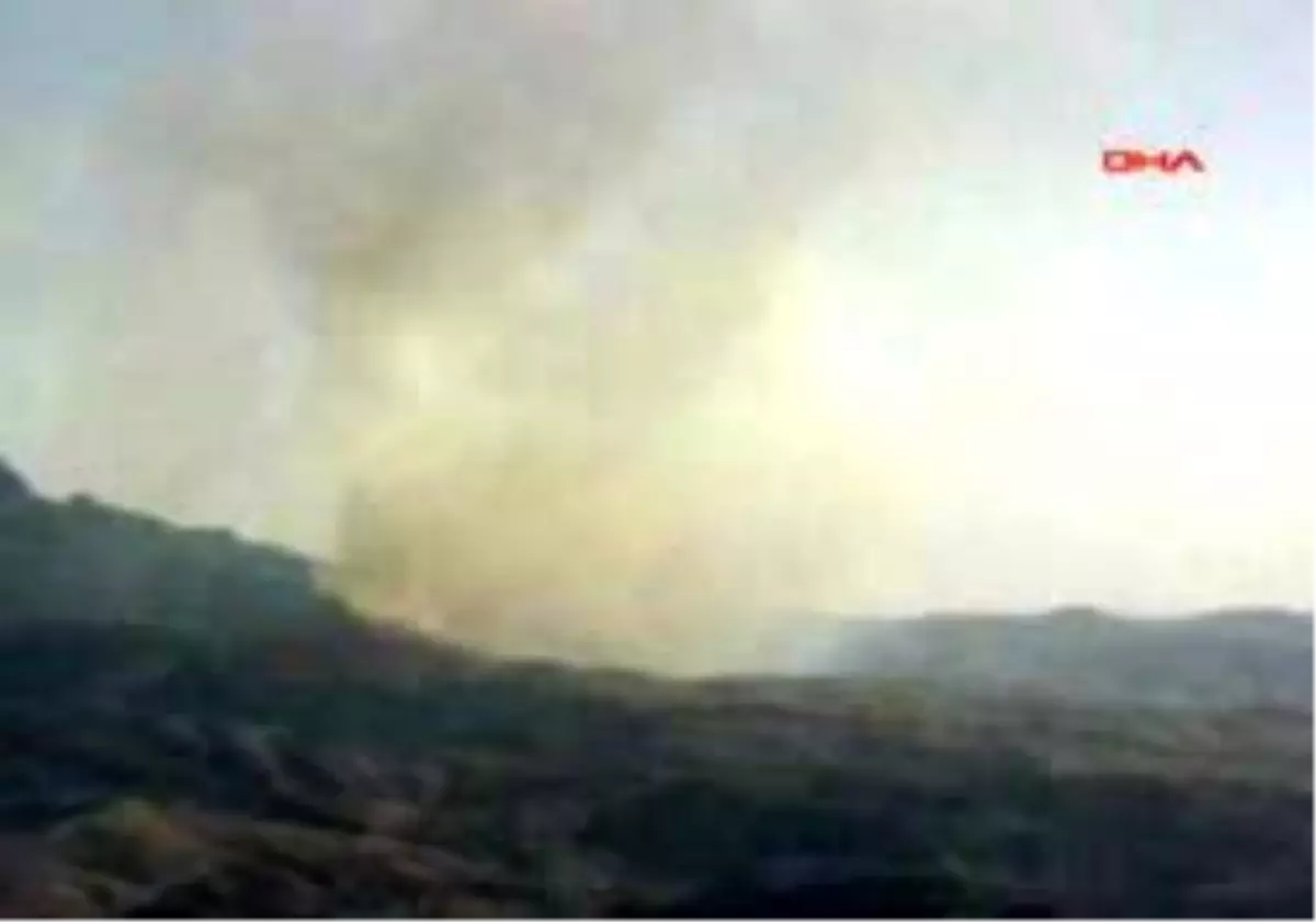 Şırnak - Cudi Dağı Eteklerinde Arazi Yangını