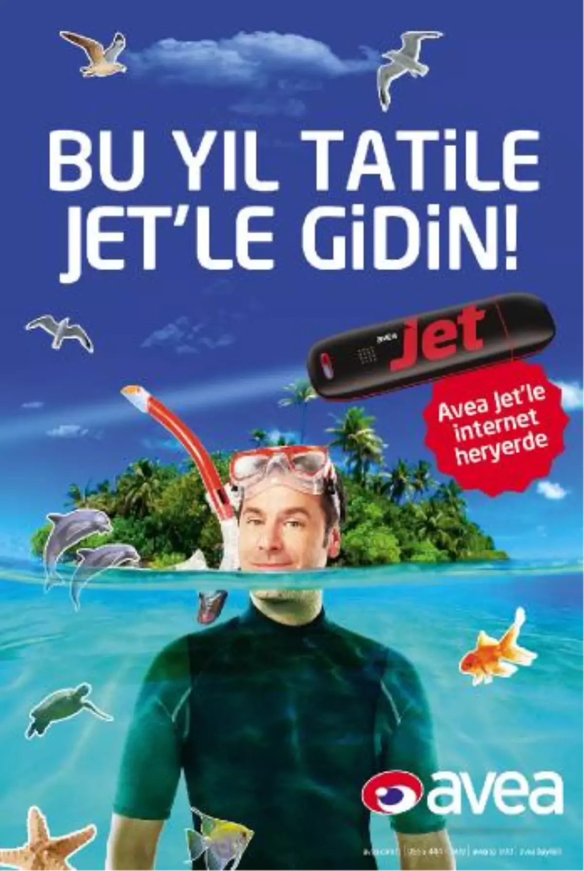 Avea Jet Modem ile Yaz Tatilinizde de İnternet Dilediğiniz Yerde!