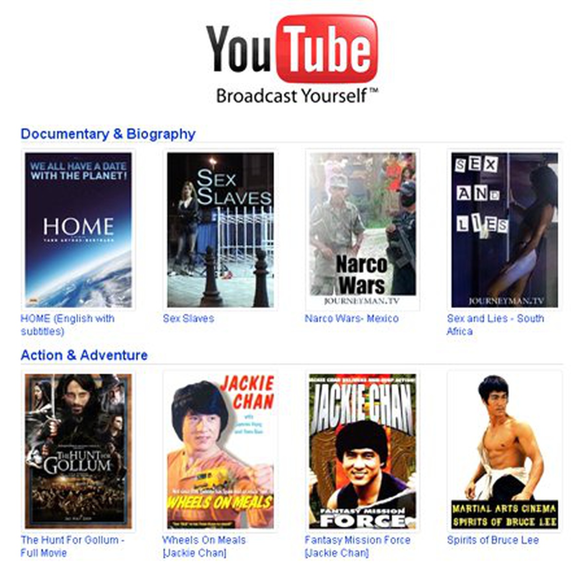 Youtube ile Ücretsiz Film İzleyin