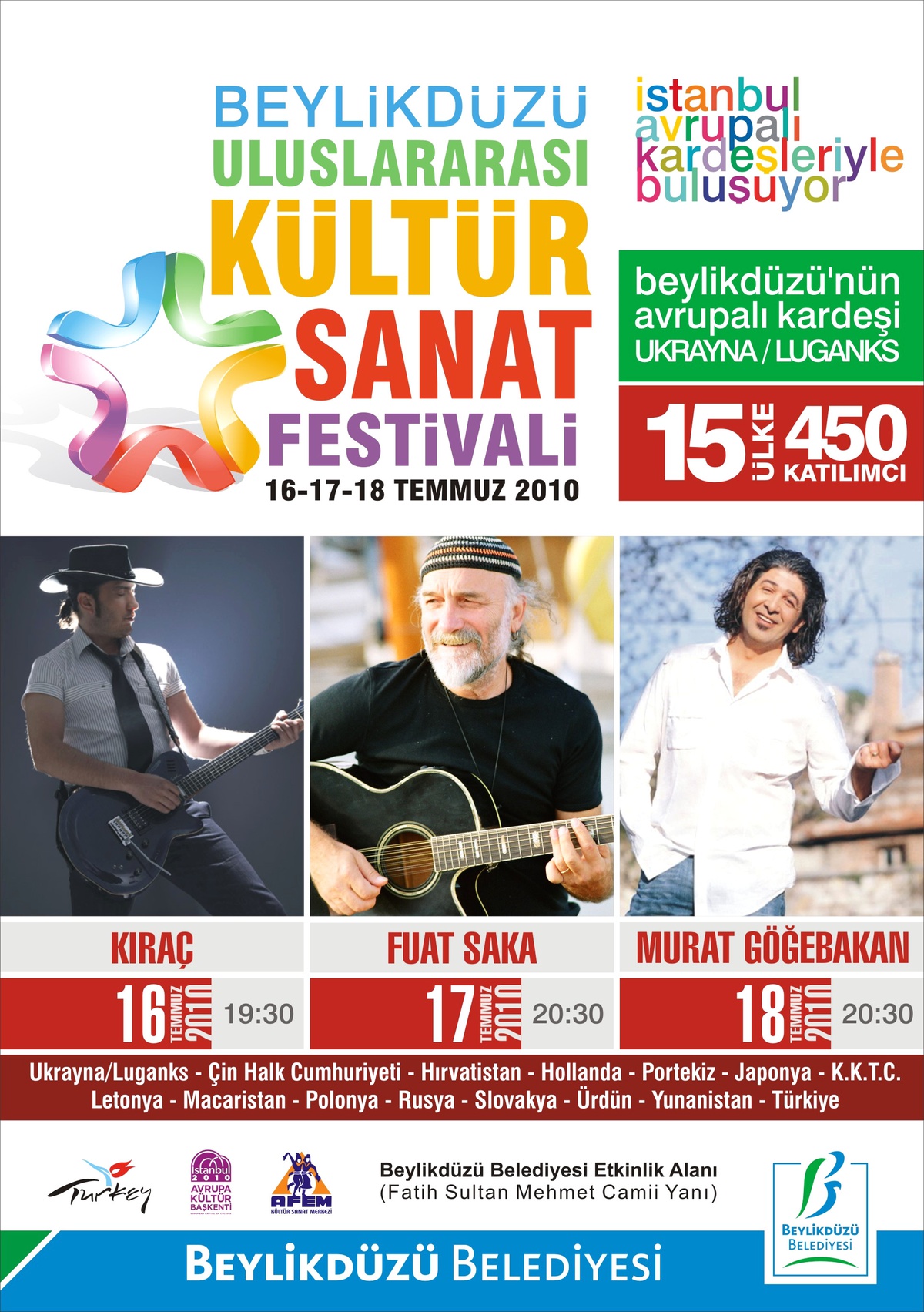 Beylikdüzü Uluslararası Kültür Ve Sanat Festivali Başlıyor

