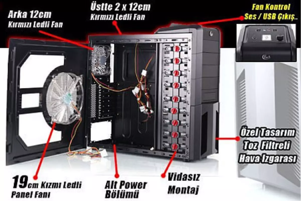 Dark'tan 5 Fanlı Oyuncu Kasası: Evo