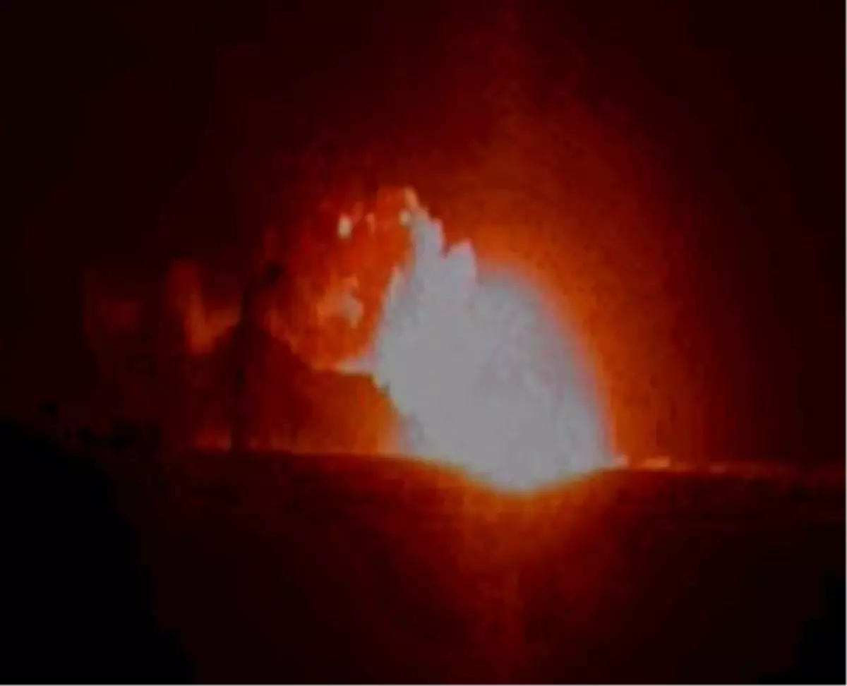 Ağrı\'da Doğalgaz Boru Hattında Patlama