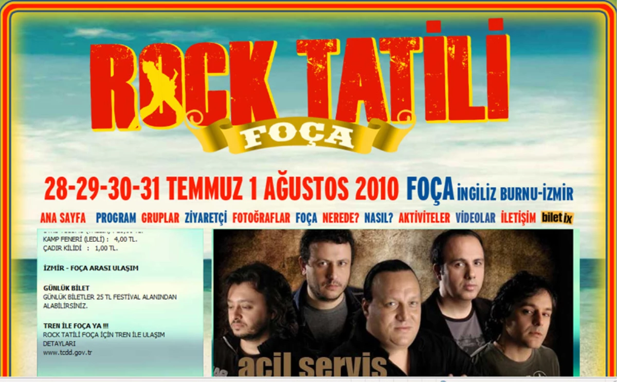 \'Rock Tatili\' 28 Temmuz\'da Başlıyor!