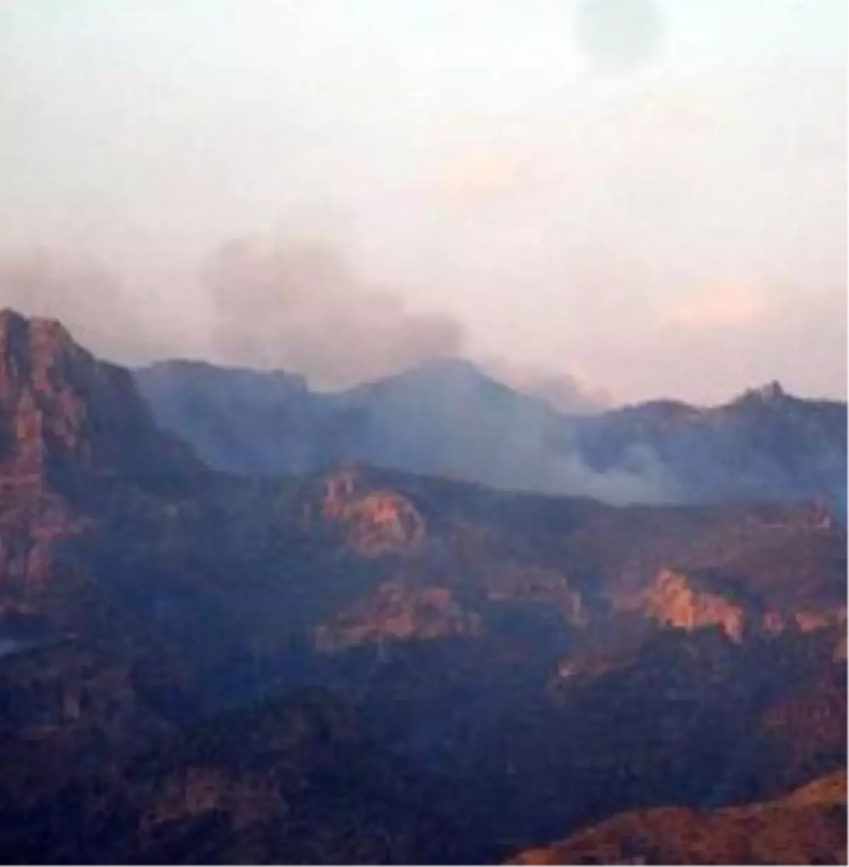 Cudi Dağı Yangın Yeri