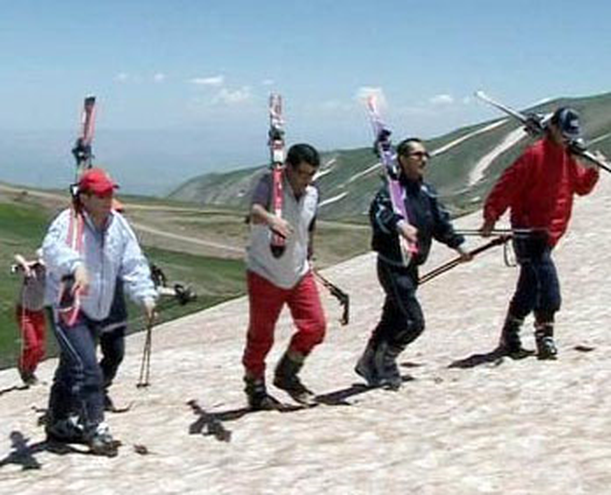 Ağustos\'ta Kayak Yaptılar
