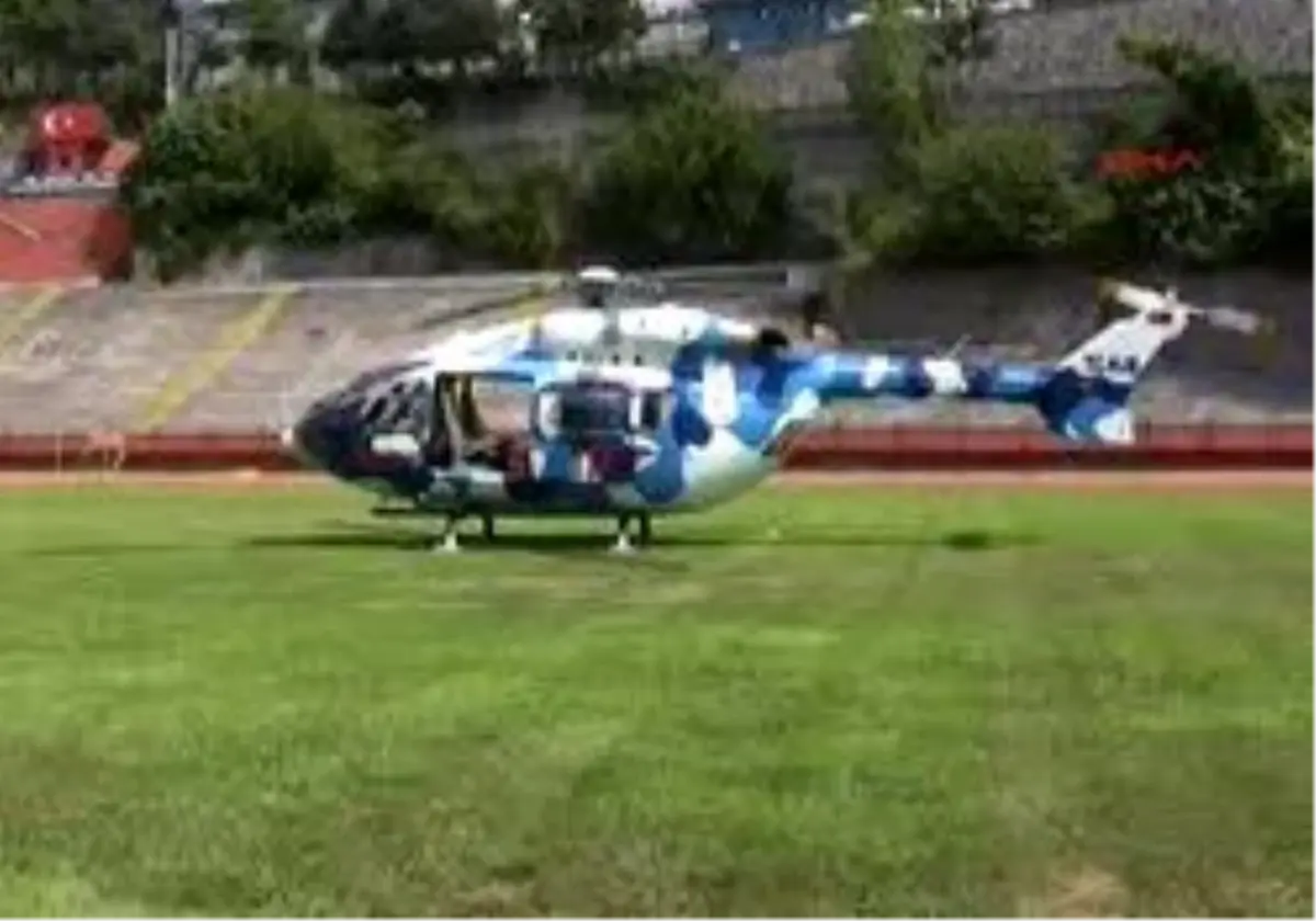 Zonguldak - Kalp Hastası 55 Günlük Bebeğe Ambulans Helikopter