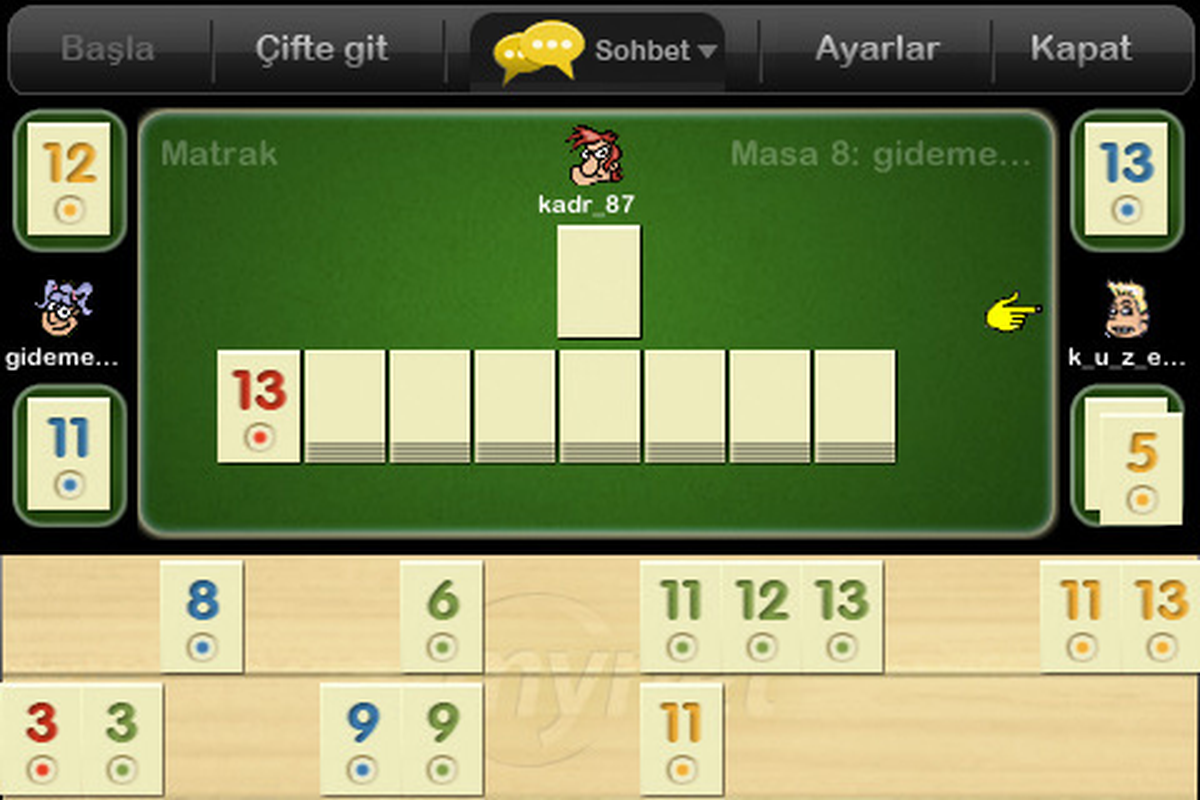 Okey Keyfi Cebe Girdi
