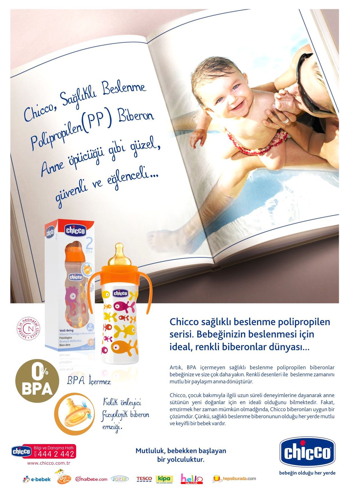 Chicco’dan Yeni Bir Biberon Serisi: Sağlıklı Beslenme Polipropilen