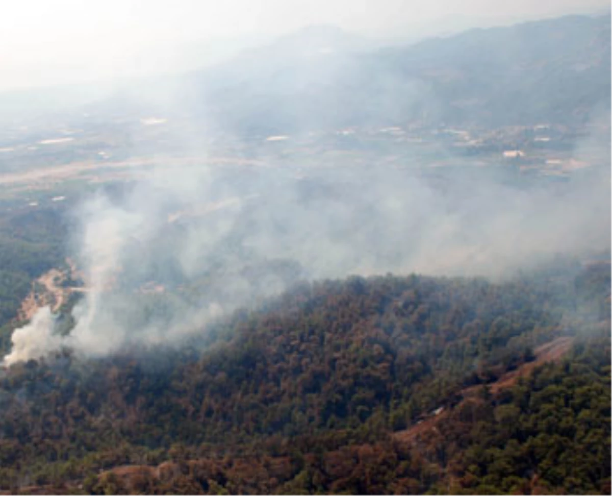 Antalya\'da 500 Hektarlık Alan Yandı