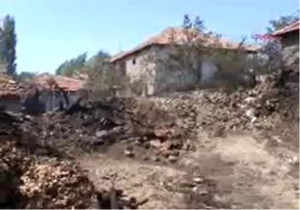 Yozgat - Anız Yangını 1 Ev İle 1500 Meyve Ağacını Kül Etti