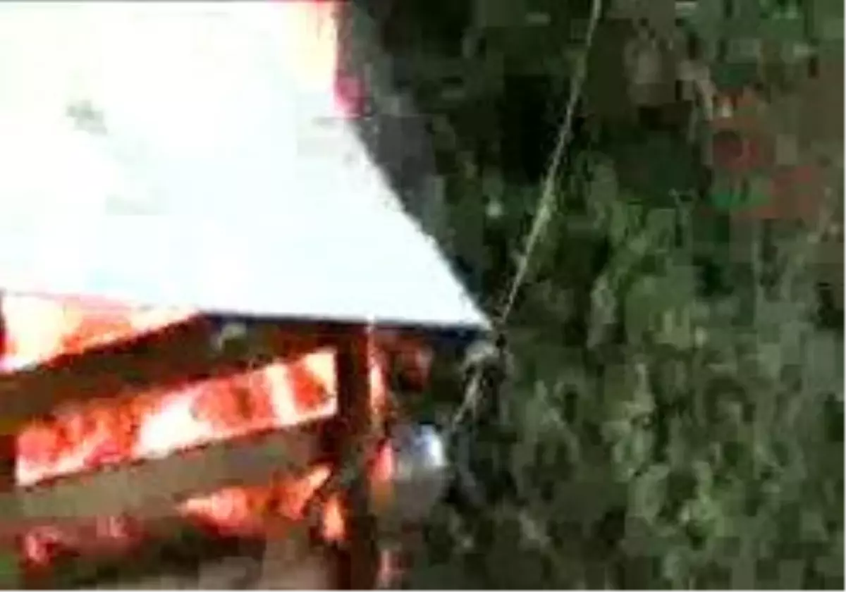 Artvin - Kovalarla Taşınan Su Yangını Söndürmeye Yetmedi