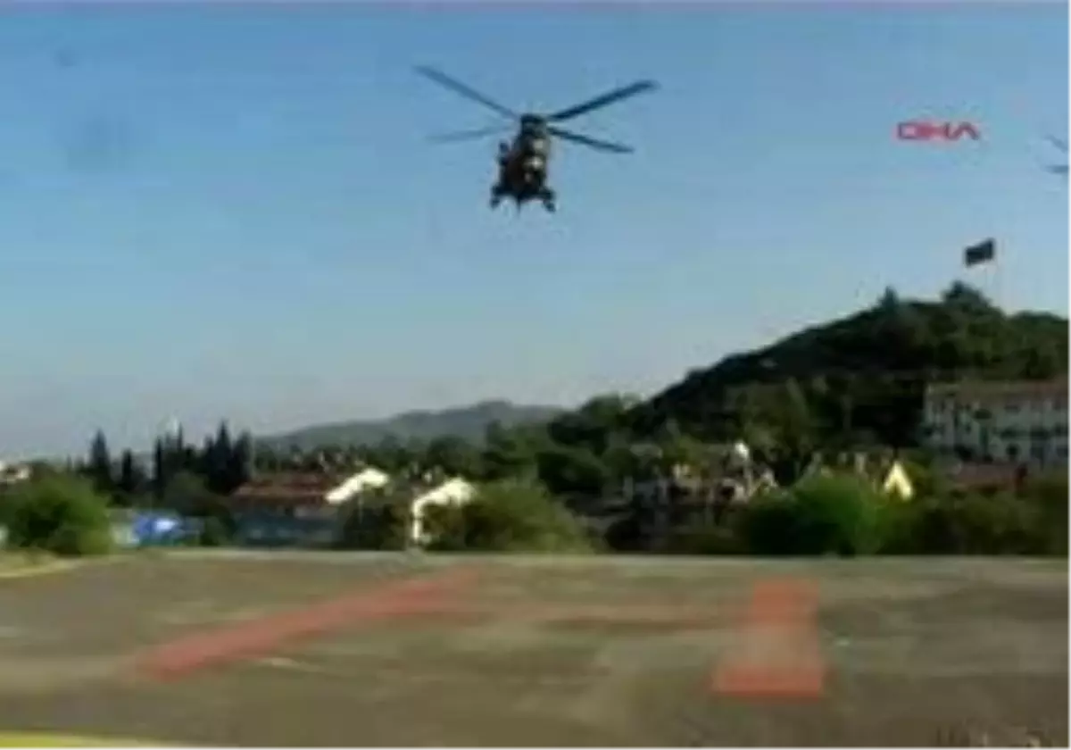 Marmaris - Uçuruma Yuvarlanan Turisti Jandarma Kurtardı