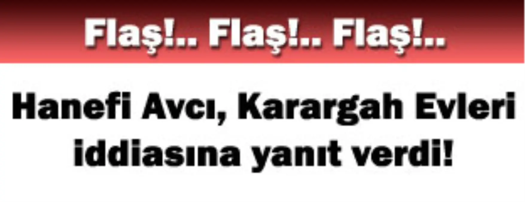 Hanefi Avcı, Devrimci Karargah İddialarıyla İlgili Dha Muhabiri\'ne Açıklama Yaptı