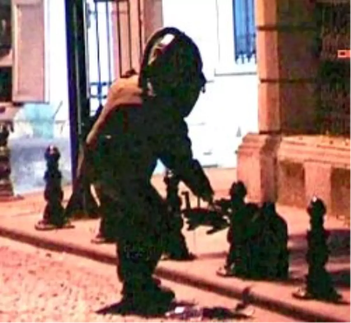 Bombanın Patlama Anı Kamerada