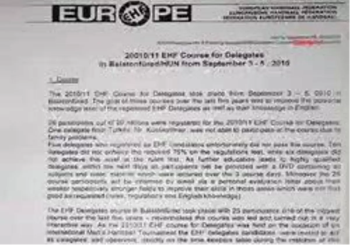 (Özel) Hentbolde Fıkra Gibi Gözlemci Sınavı