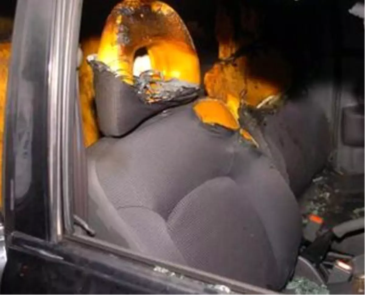 Zabıta Aracı Kundaklandı