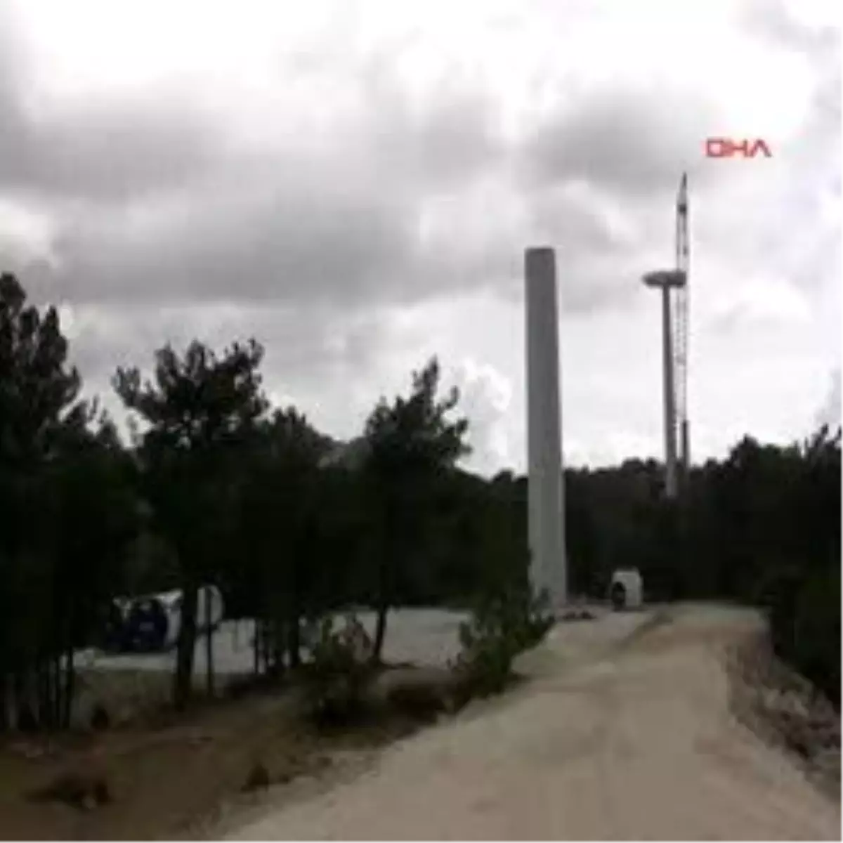 Milas\'ta Rüzgar Enerjisi Santralinde Sona Gelindi