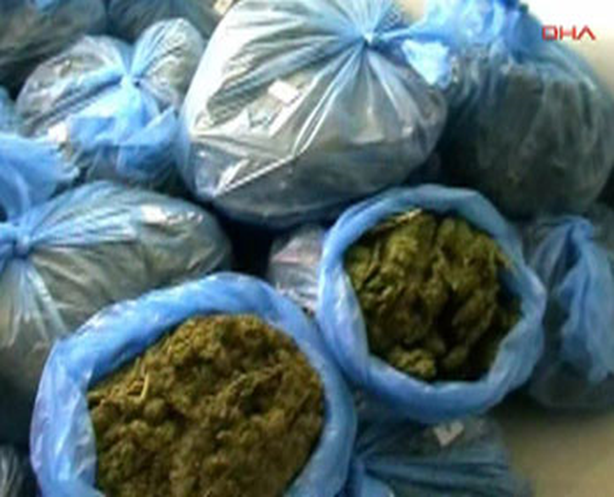 322 Kilo Esrar Ele Geçirildi