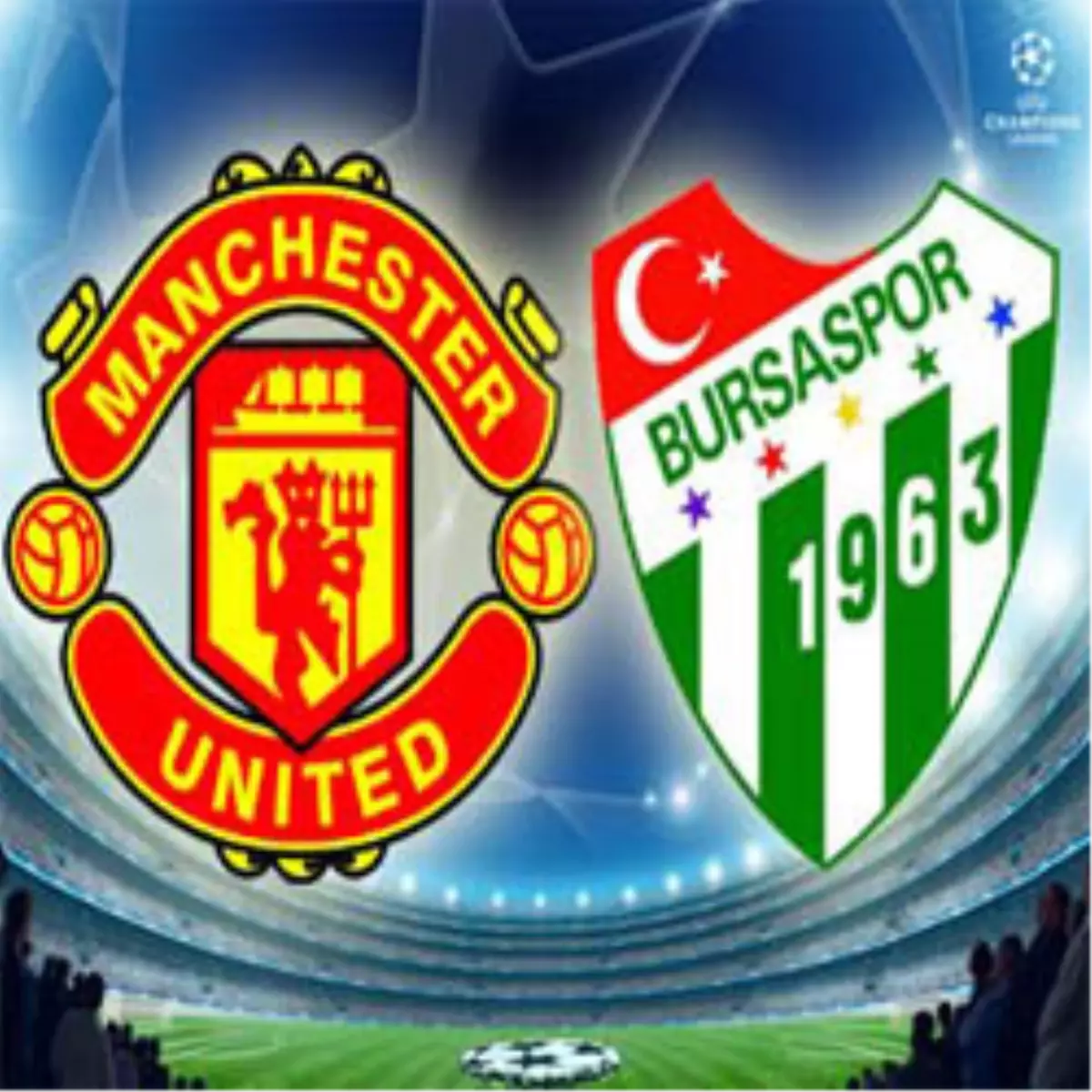 Manchester Unıted: 1 - Bursaspor: 0 (İlk Yarı)