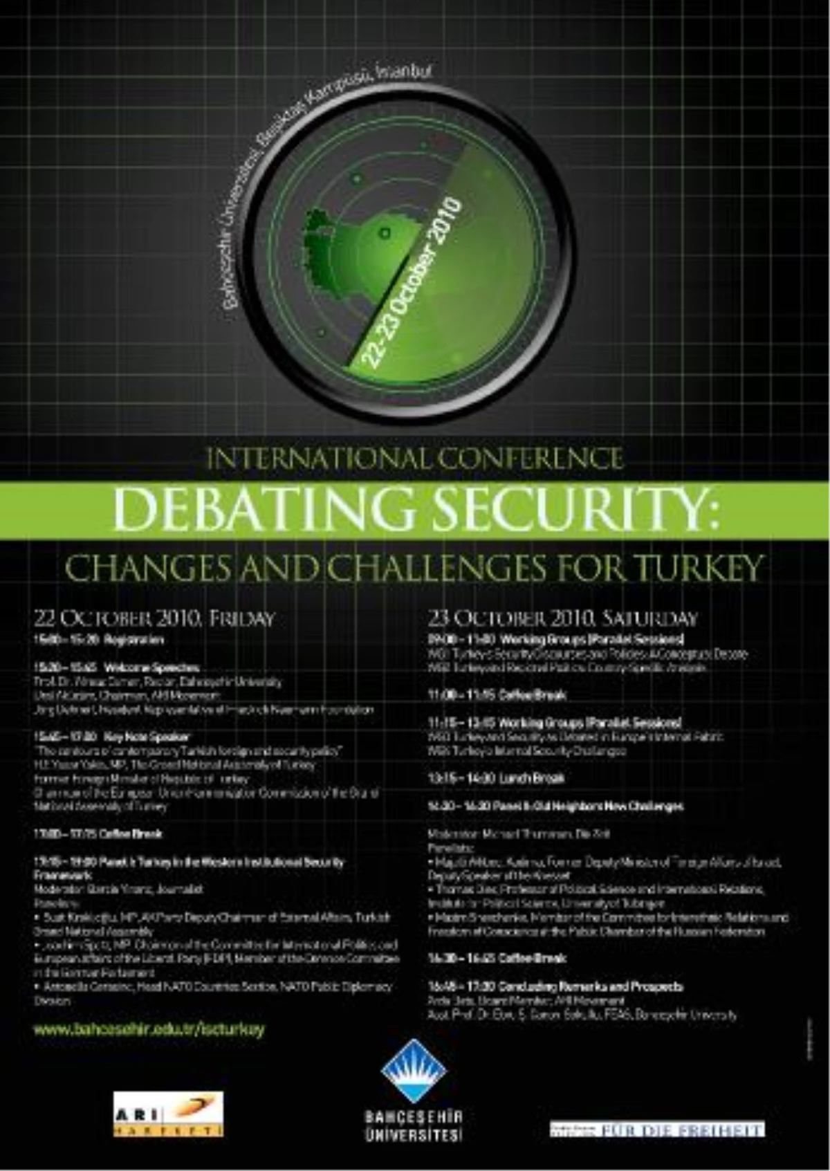  \'Güvenliği Tartışmak: Türkiye İçin Tehditler\' Konferansı