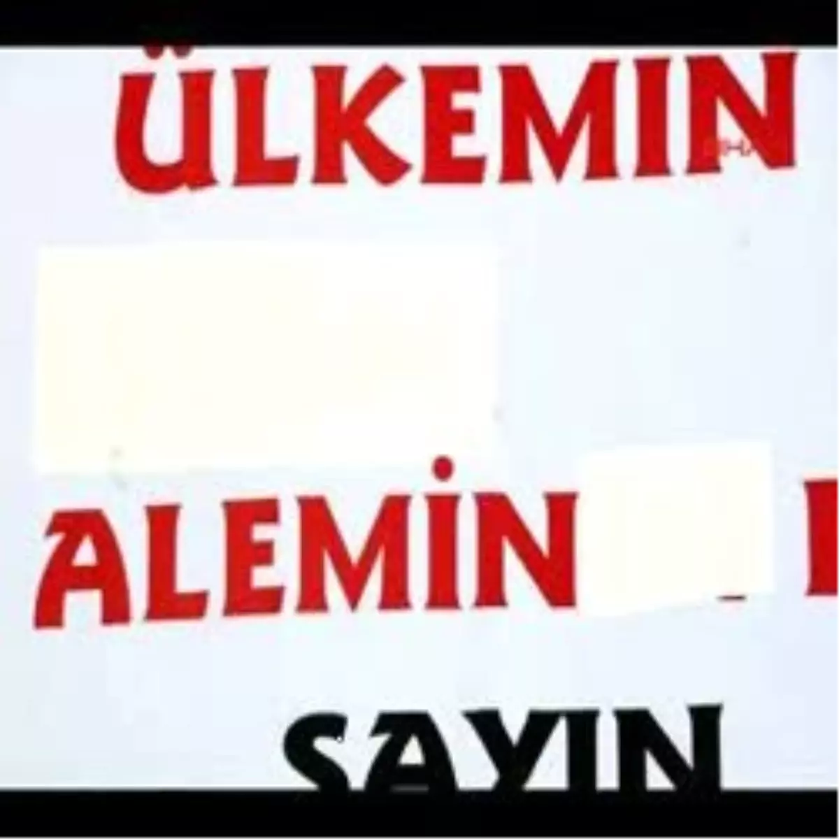 Hayran Pankart Sansürlendi