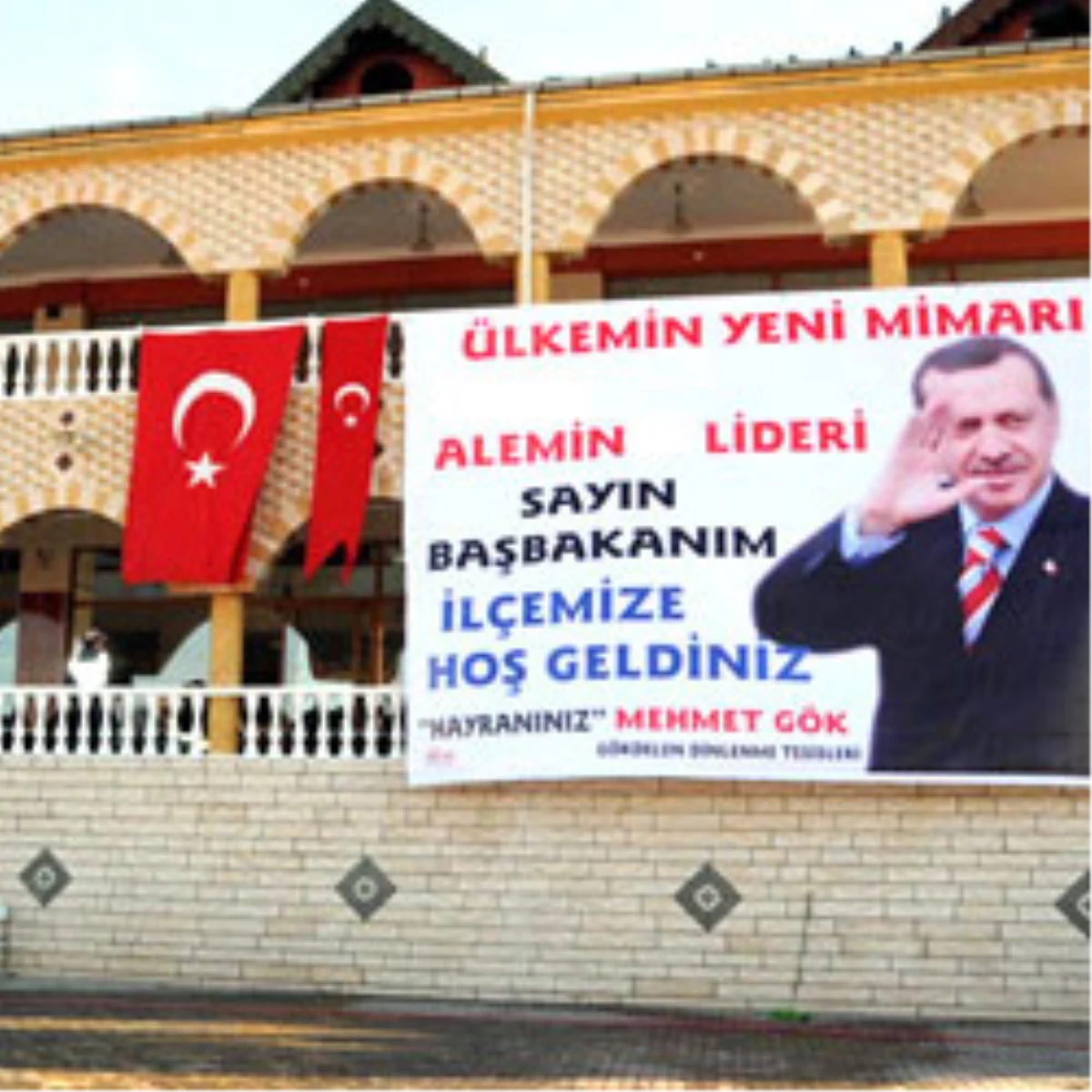 Erdoğan Pankartına Sansür