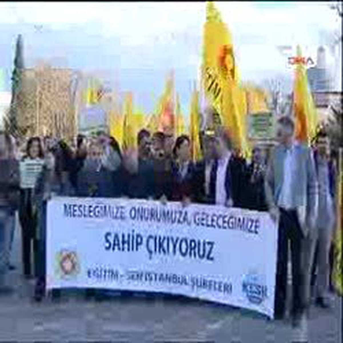 Öğretmenler Gününde Öğretmenlerin Atama Protestosu