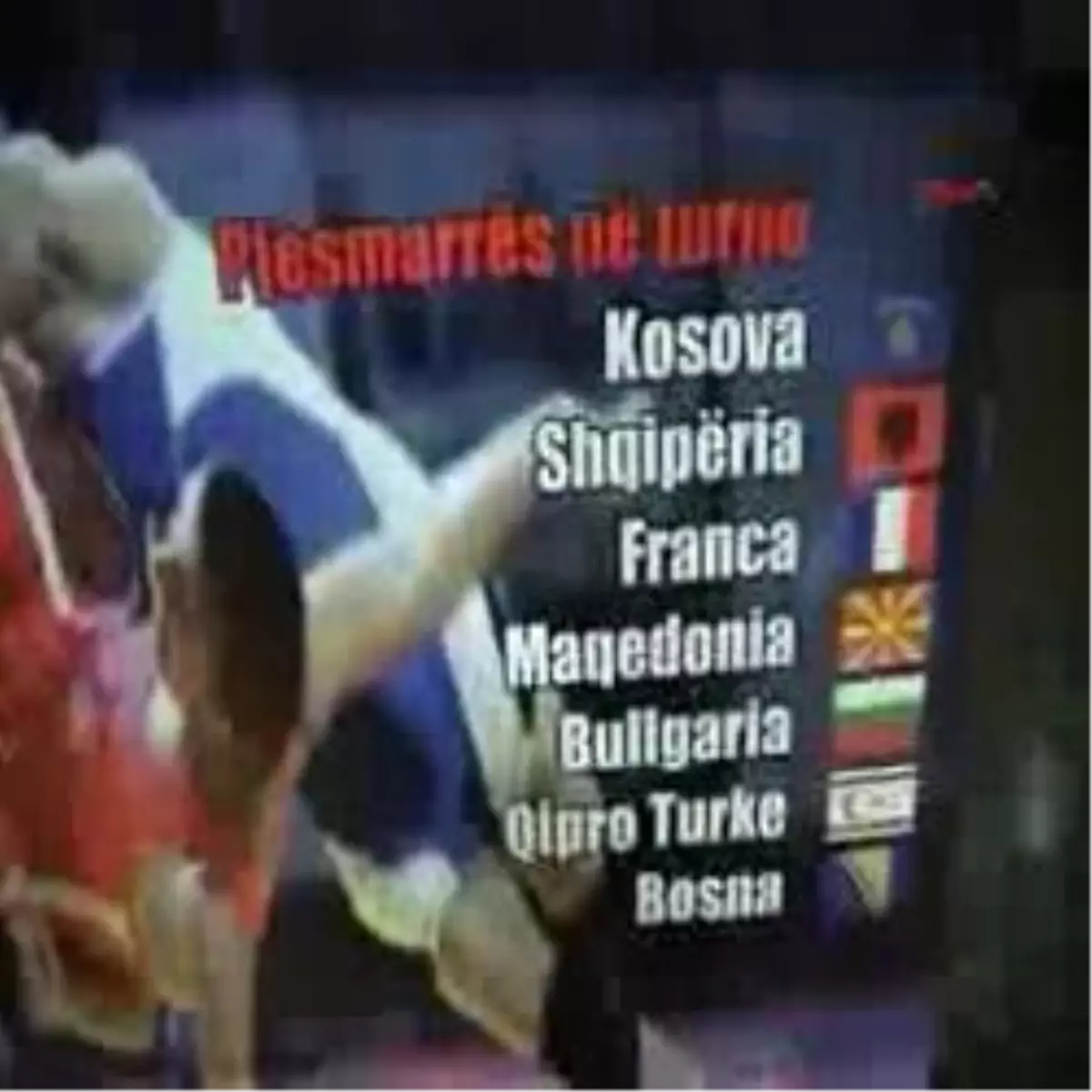 Priştine\'de Düzenlenen Uluslararası Güreş Turnavası