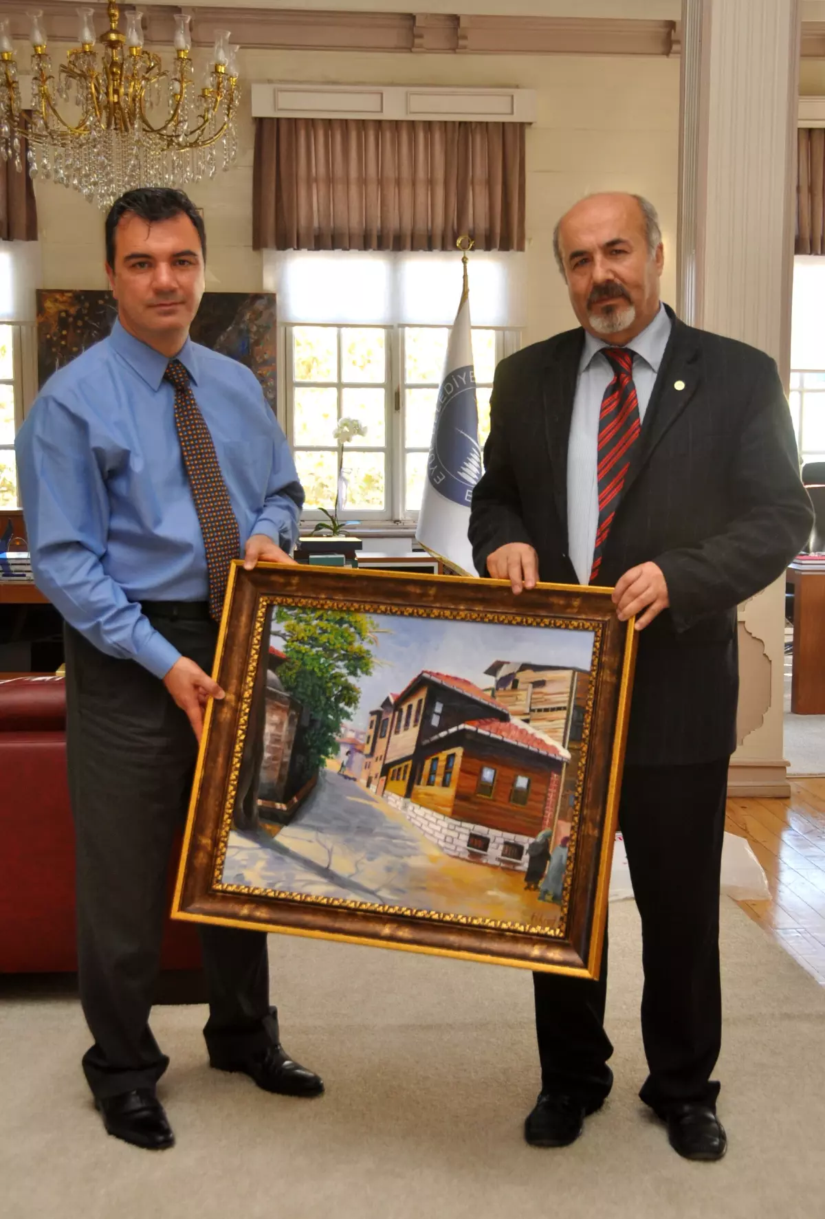 Başkan‘a Eyüp Manzarası Hediye Etti....