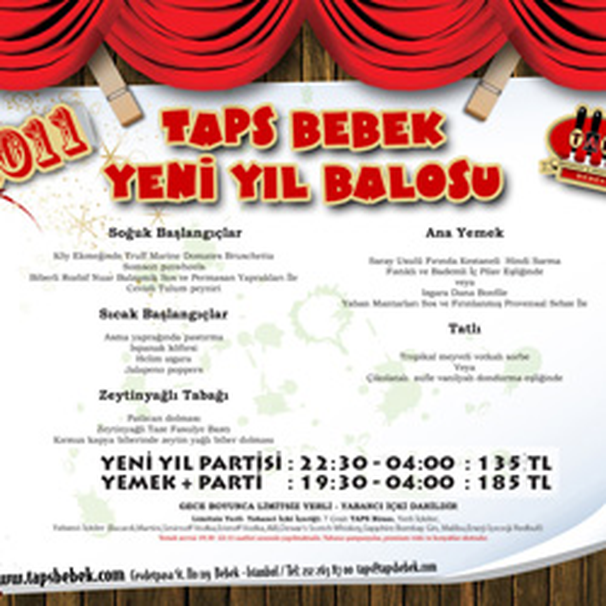 Taps Bebek’den Muhteşem Yeni Yıl Balosu