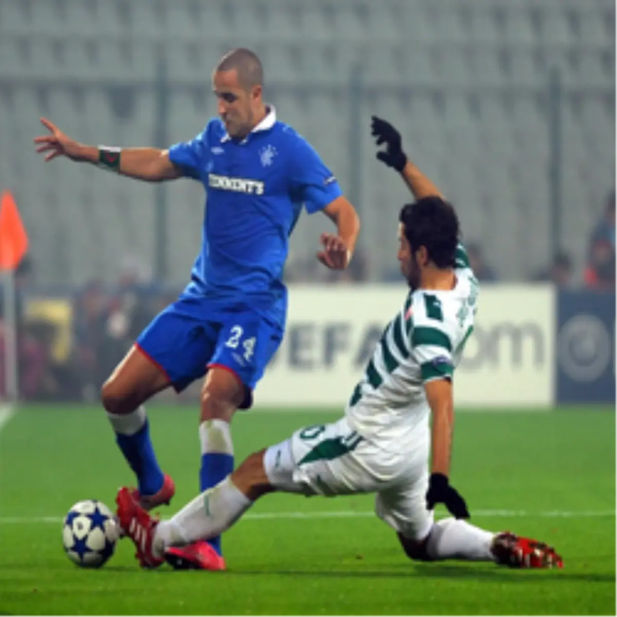 Yeşil -Beyazlı Taraftarlar Maça İlgi Göstermedi