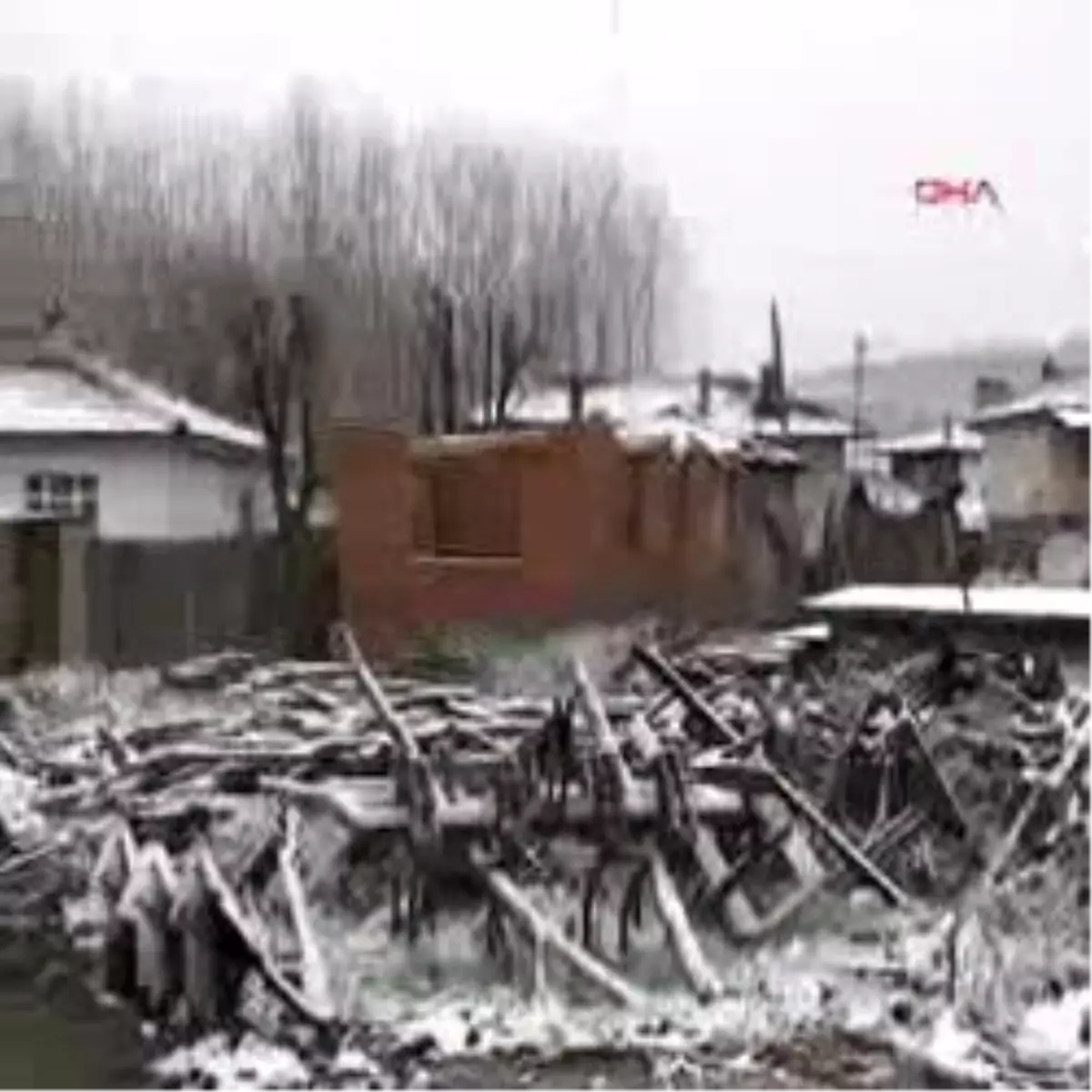 Kırklareli-Dereköy - Trakya\'da Kar Yağışı Başladı