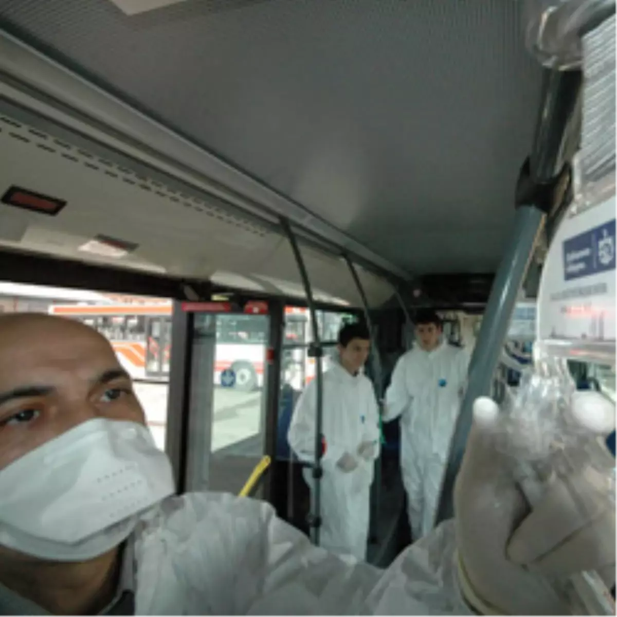 Toplu Taşıma Araçları İlaçlandı

